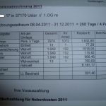 Betriebskosten Vorlage Einzigartig Nebenkostenabrechnung