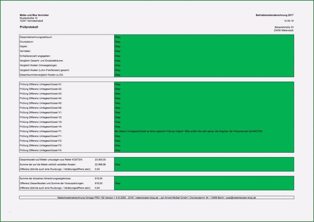 Betriebskostenabrechnung Vorlage österreich Cool Betriebskostenabrechnung Vorlage