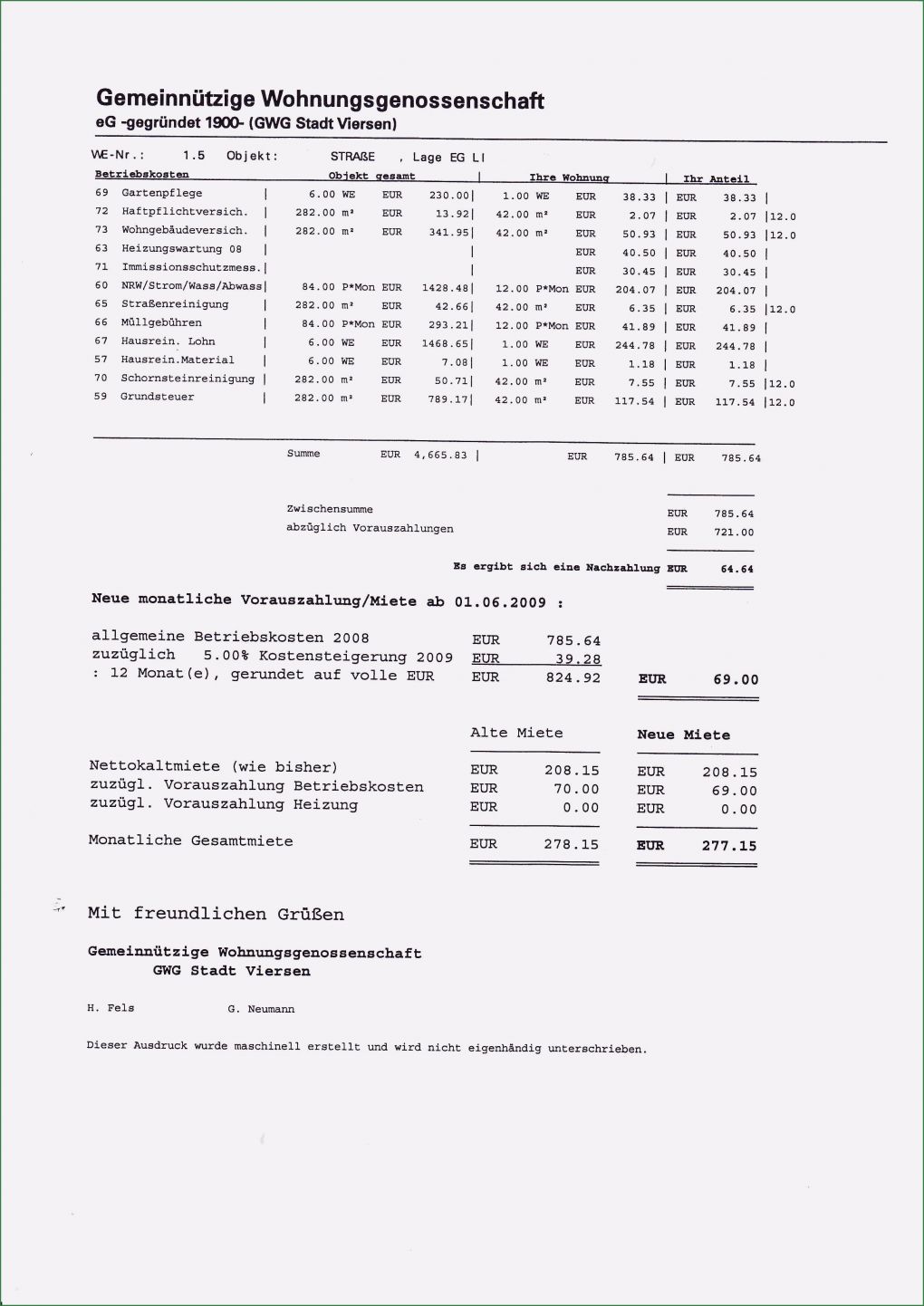 Betriebskostenabrechnung Vorlage österreich Inspiration 12 Nebenkostenabrechnung Vermieter Muster Kostenlos