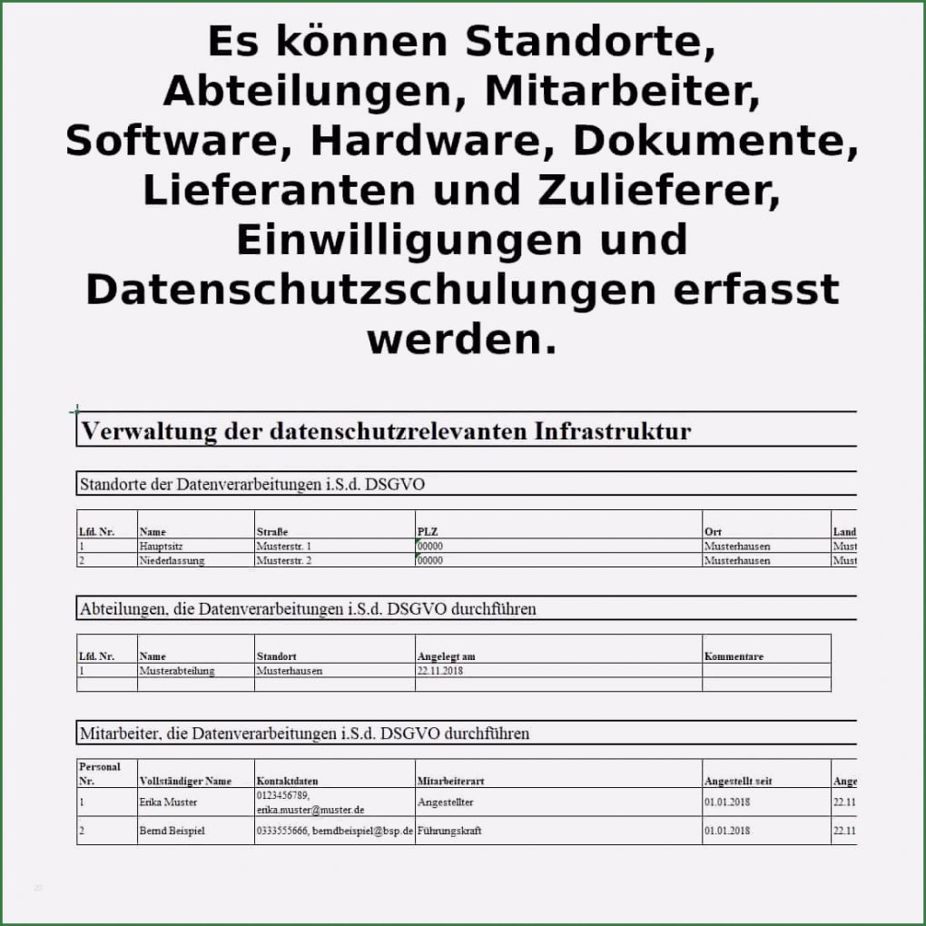 Dsgvo Vorlagen Mitarbeiter Schönste Preise