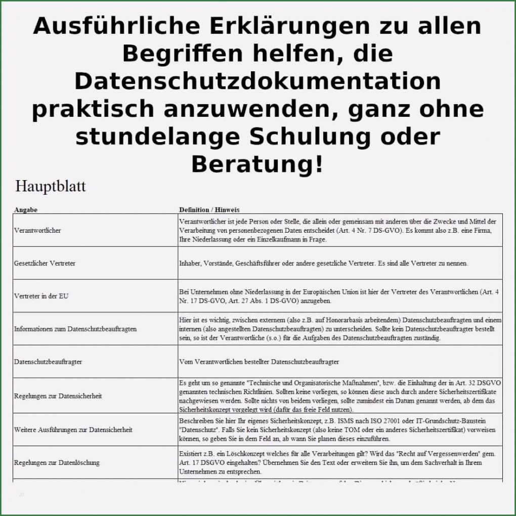 Dsgvo Vorlagen Mitarbeiter Wunderbar Excel Word Vorlage Dsgvo Dsgvo Vorlagen