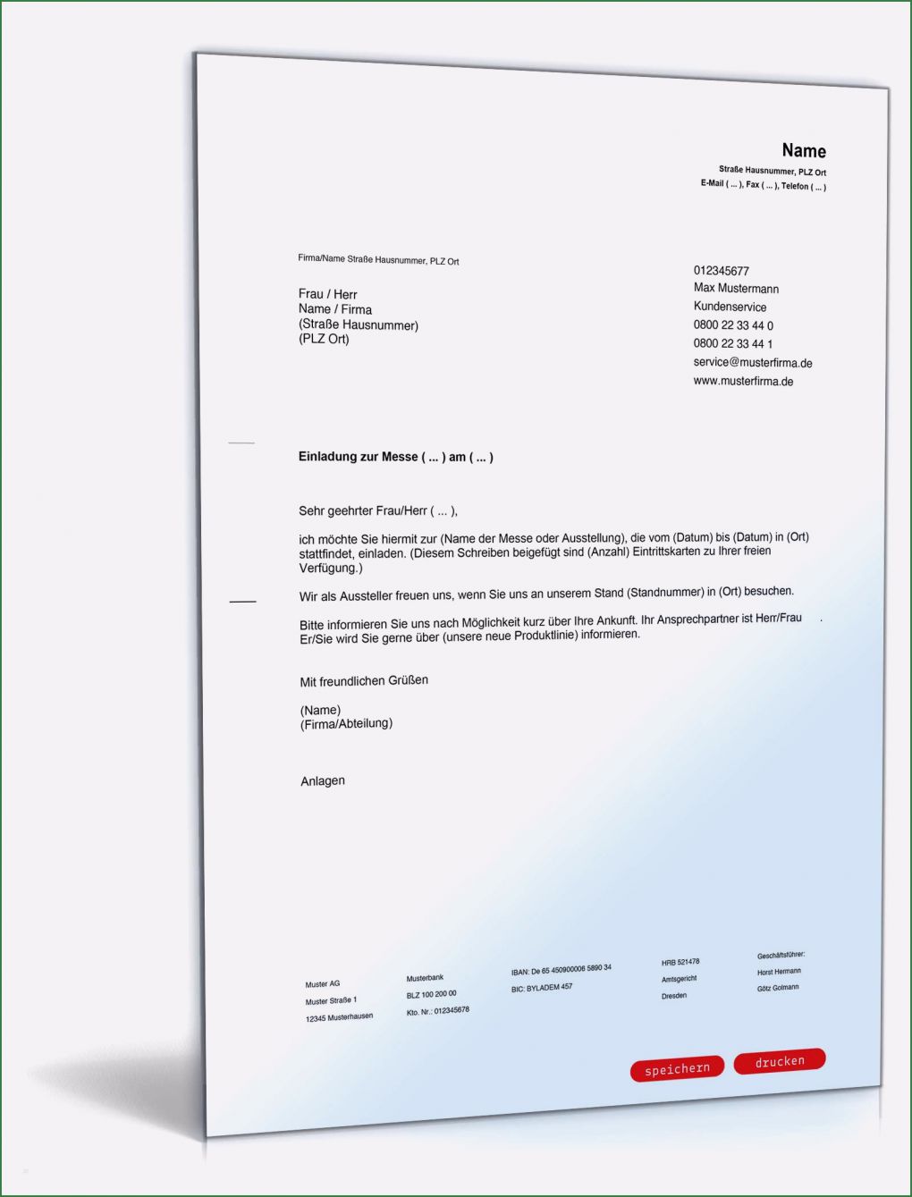 Einladung Messe Vorlage Großartig Einladung Veranstaltung Messe