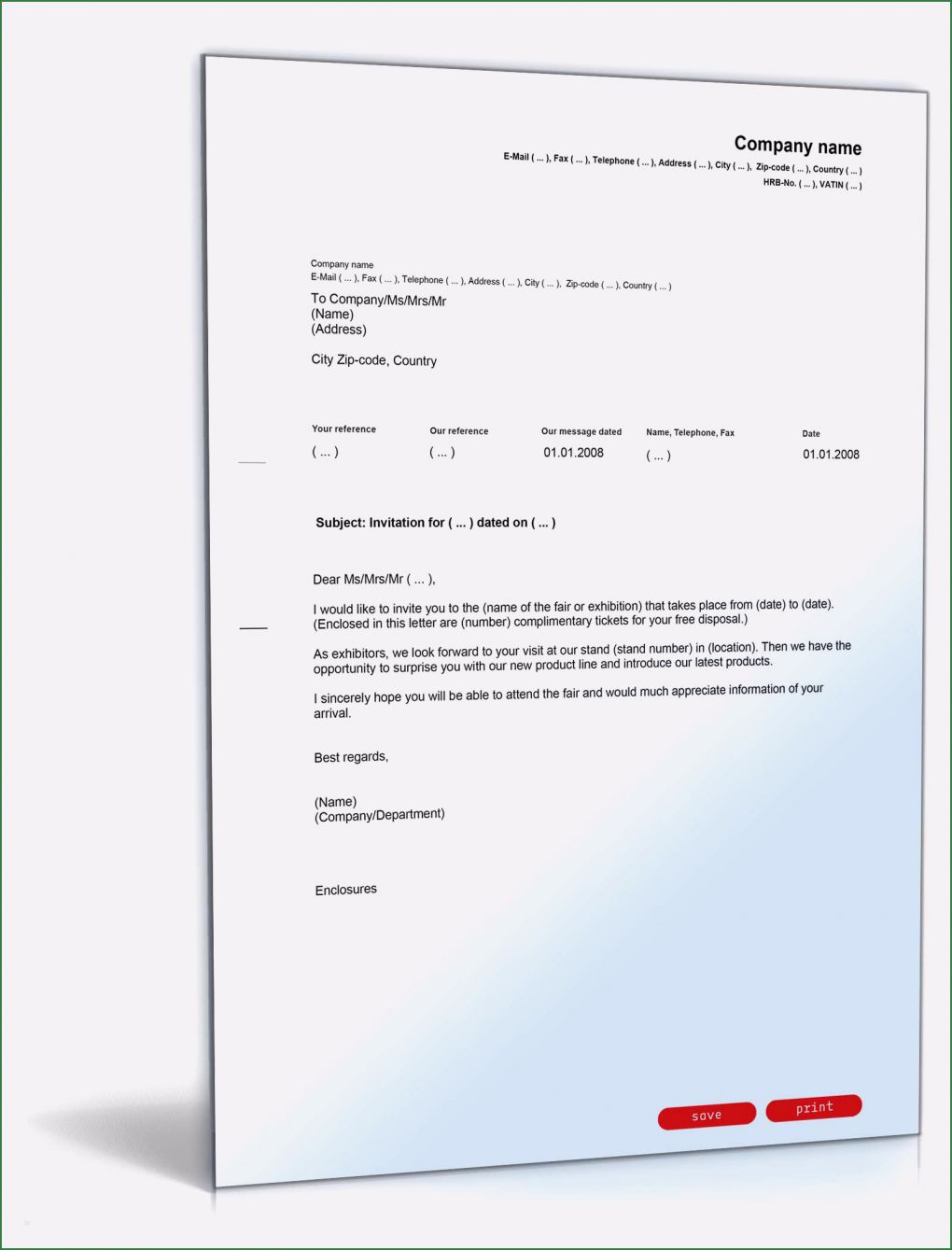 Einladung Messe Vorlage Luxus Einladung Messebesuch Englisch Deutsch