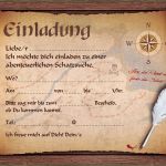 Einladung Piratenparty Vorlage Einzigartig Piraten Einladung Drei Piratenstarke Ideen