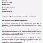 Empfehlungsschreiben Stipendium Vorlage Erstaunlich Muster Kostenlos Anfrage Empfehlunggschreiben Student
