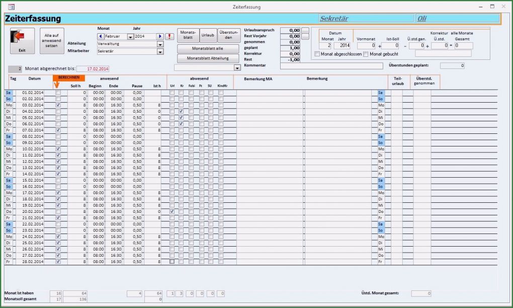 Erfassung Krankheitstage Excel Vorlage Beste Pin Von Rechnungsprofi Auf software