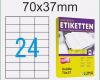 Etiketten Vorlage 70x36 Gut Universal Etiketten 70 X 37 Mm Vorlage Schn Weie Luma