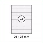 Etiketten Vorlage 70x36 Wunderbar Etiketten Weiss 70 X 36 Mm