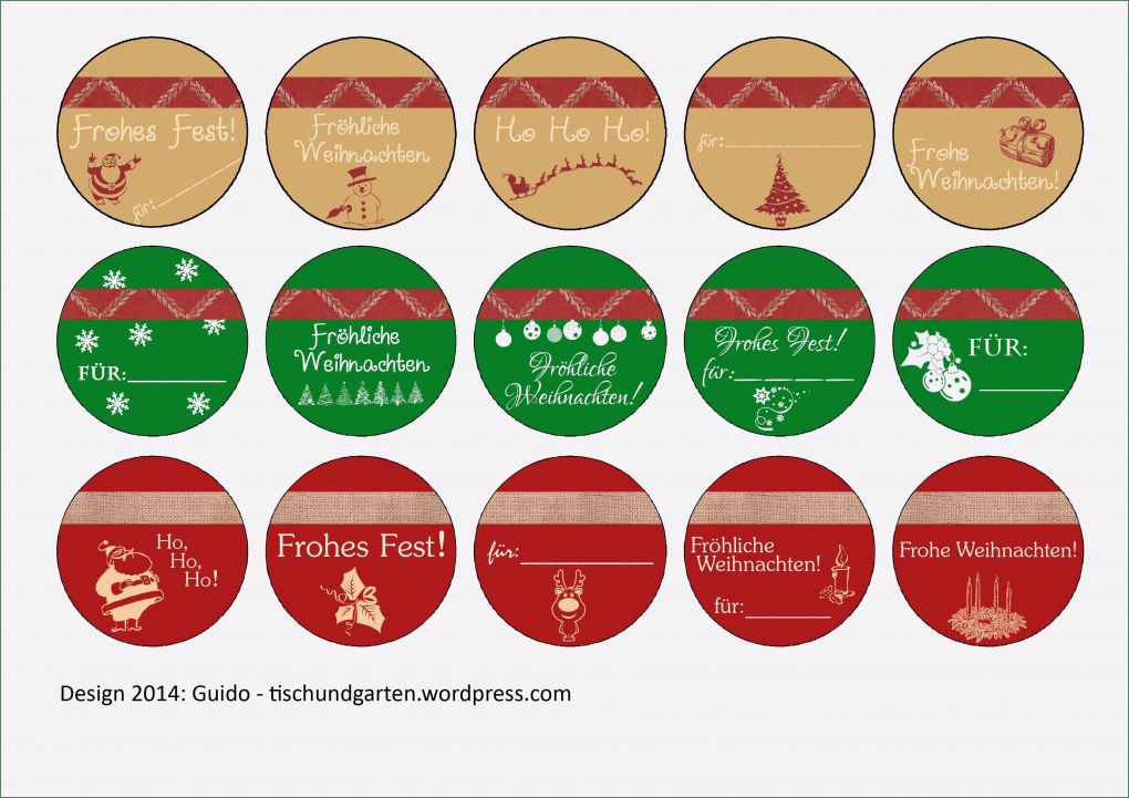 Etiketten Weihnachten Vorlagen Best Of 14 Geschenkanhänger Weihnachten Kostenlos Ausdrucken