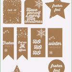 Etiketten Weihnachten Vorlagen Genial Geschenkanhänger Weihnachten Im Kraftpapier Look