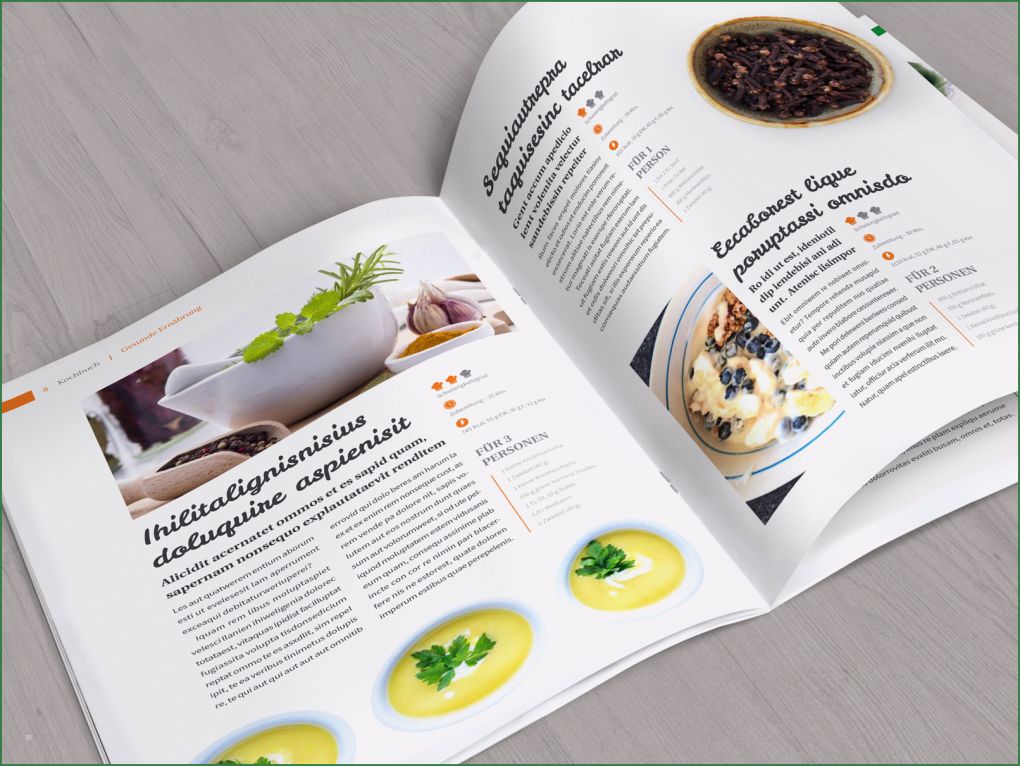 Excel Vorlage Rezeptbuch Süß Kochbuch Und Rezeptbuch Vorlage – Designs &amp; Layouts Für