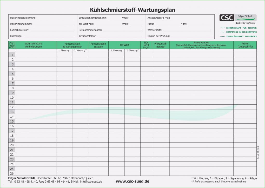 Excel Vorlage Wartungsplan Genial Wartungsplan Vorlage Excel