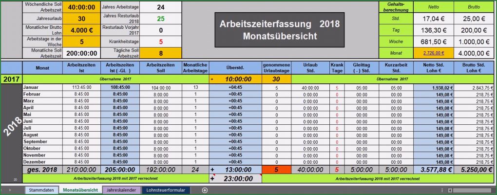 Excel Vorlage Zeiterfassung Projekte Elegant Excel Vorlage Zeiterfassung Projekte Bezüglich Recent 25