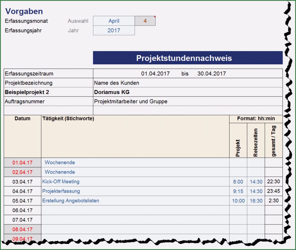 Excel Vorlage Zeiterfassung Projekte Luxus Excel Vorlage Zeiterfassung Projekte In Bezug Auf Stunning