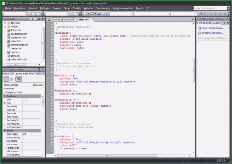 Expression Web Vorlagen Erstaunlich Dynamische Webvorlagen Für Expression Web 2 Erstellen