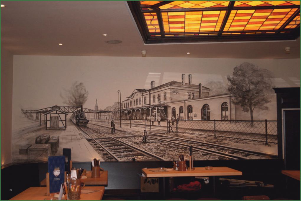 Fassadenmalerei Vorlagen Hübsch Gastronomie Gewerbe Wandgemälde Wandmalerei