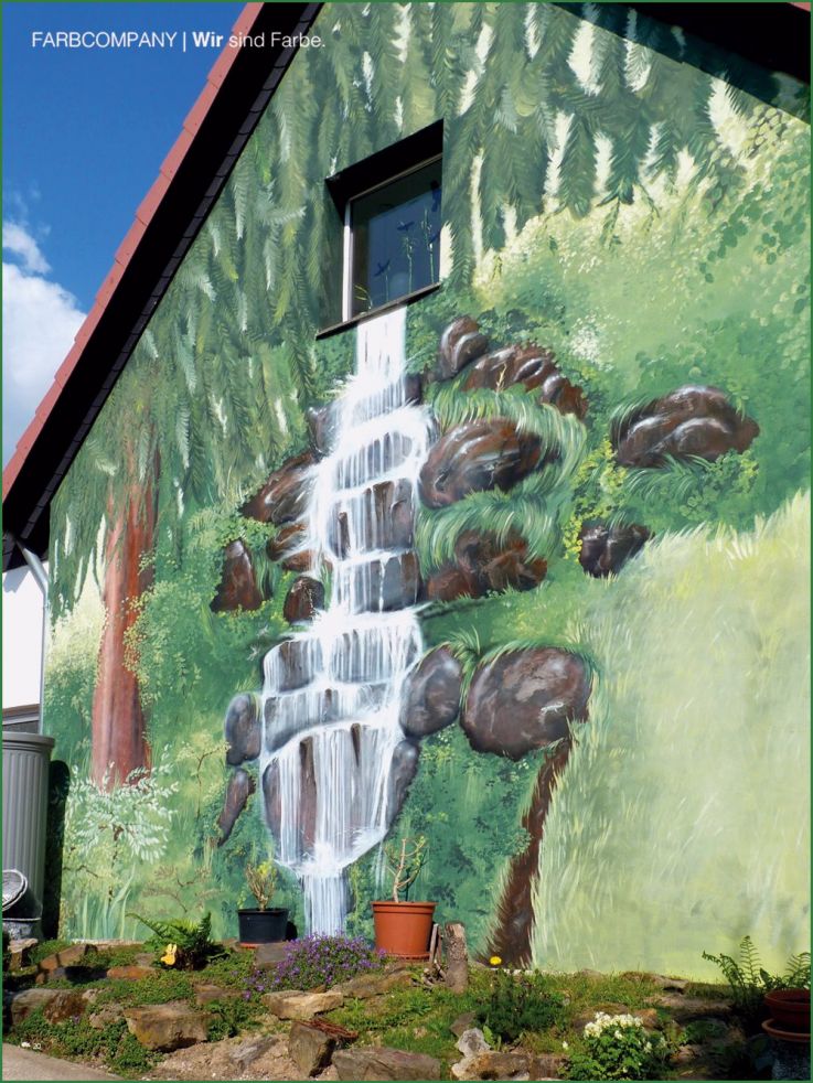 Fassadenmalerei Vorlagen Schönste Malerei An Der Fassade Nach Individuellem Motiv