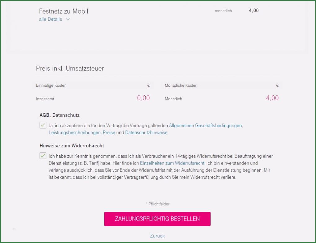Festnetz Vertrag Kündigen Vorlage Genial Telekom Widerruf Vorlage