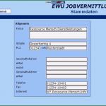 Filemaker Zeiterfassung Vorlage Genial Stammdaten Ewu software Gmbh