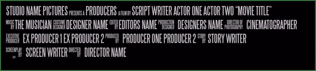 Filmplakat Vorlage Gut Movie Poster Credit Template for Shop Eric Renno