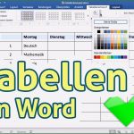 Flaschenanhänger Vorlage Word Hübsch Tabellen In Word – Anleitung Tutorial