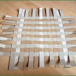 Flechten Mit Papier Vorlagen Erstaunlich Korb Papier Basteln