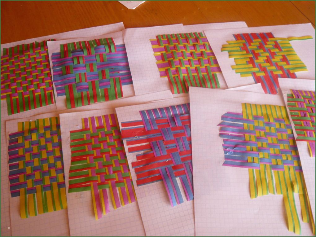 Flechten Mit Papier Vorlagen Großartig Paper Weaving