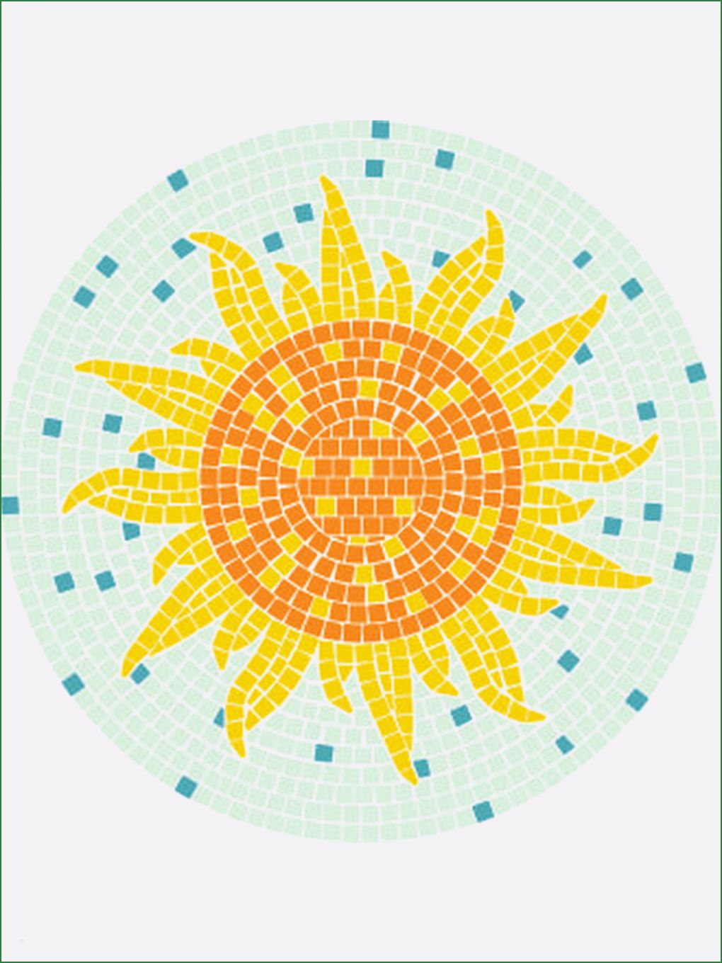 Fliesen Mosaik Vorlagen Gut Mosaik Vorlagen Vorlage sonne Günstig Kaufen