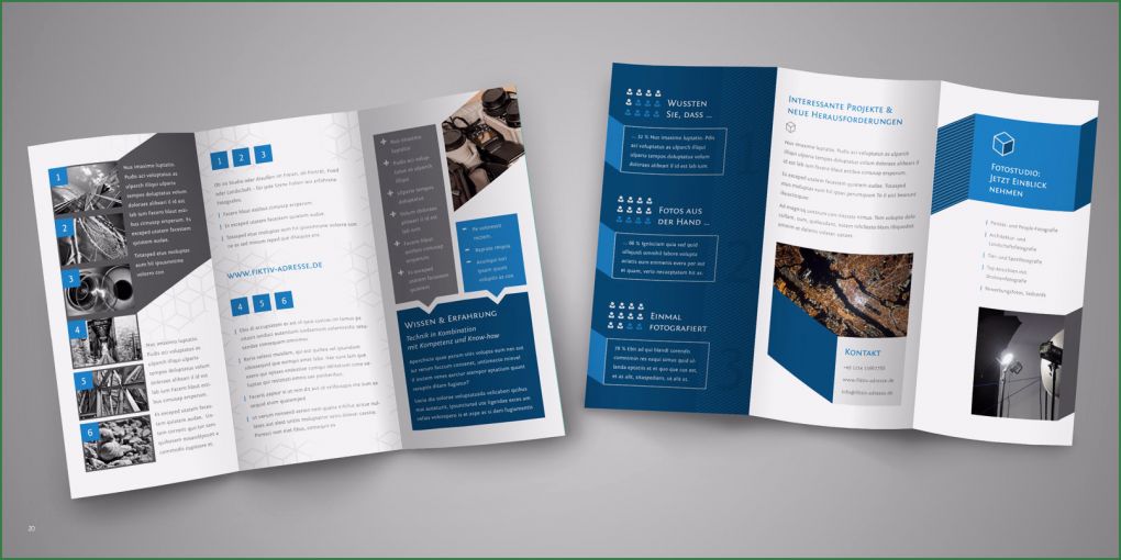 Flyer Fotografie Vorlage Gut Design Vorlagen Für Flyer Und Folder Download sofort