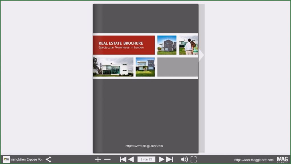 Flyer Vorlagen Für Immobilienmakler Großartig Blätterbare Vorlage Für Ein Online Immobilien Exposé Zum