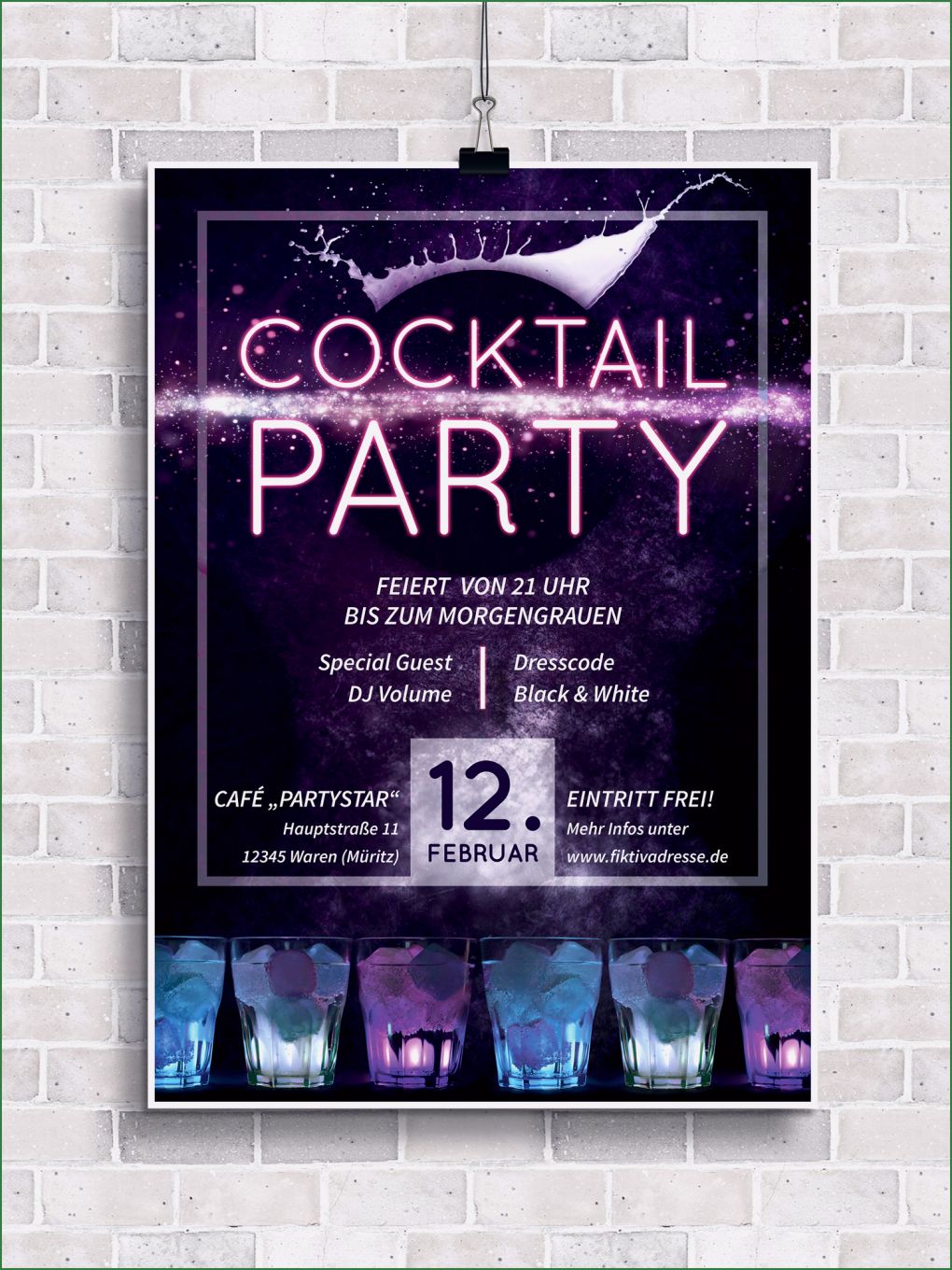 Flyer Vorlagen Party Süß Party Flyer Plakate