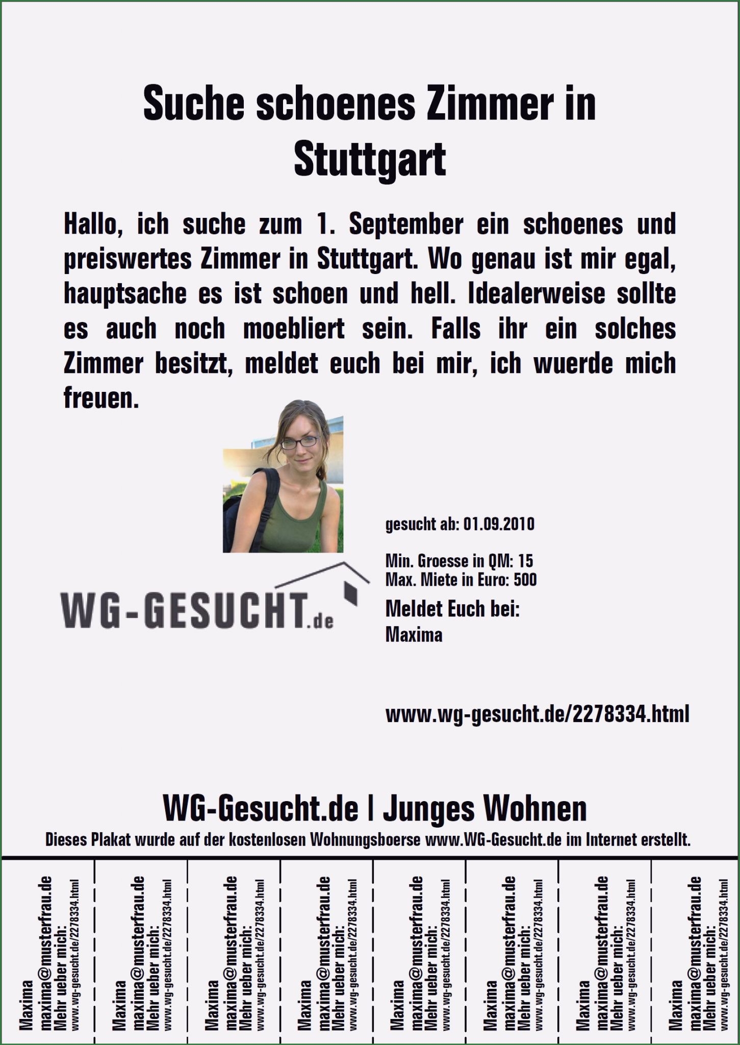In ein unternehmen gehört eine word vorlage für die konferenztagesordnung, damit alle wissen, was es neues gibt und welche wichtigen veränderungen anstehen. 25 Inspiration Flyer Wohnungssuche Vorlage Bilder ...
