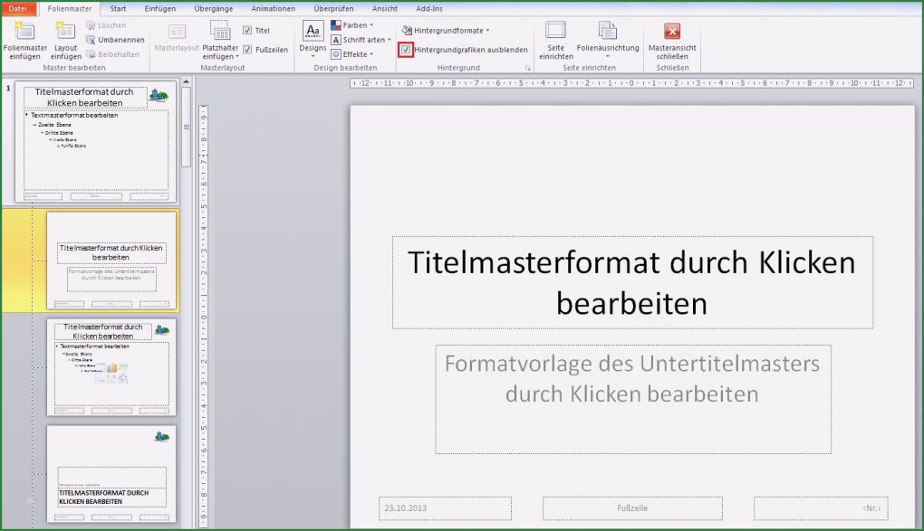Folienmaster Vorlagen Beste Powerpoint Erstellung Eigener Mastervorlagen