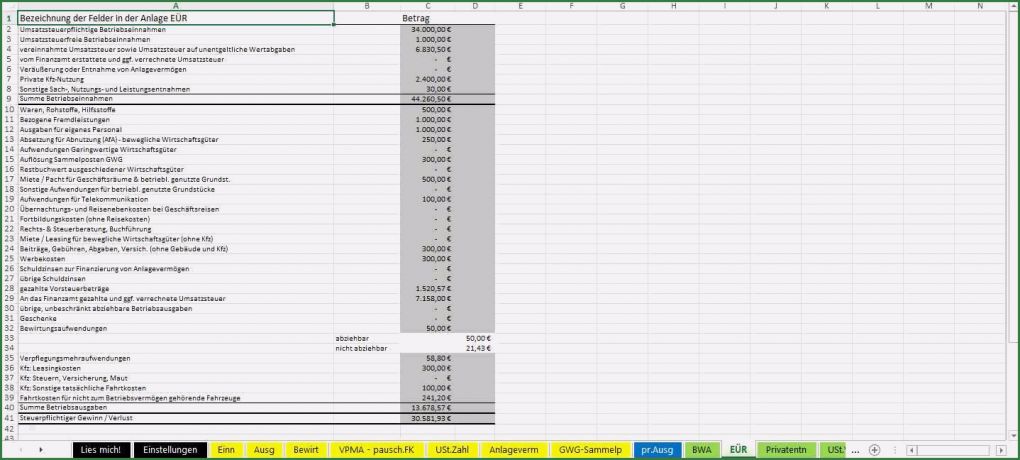 Formlose Gewinnermittlung Kleinunternehmer Vorlage Kostenlos Best Of formlose Gewinnermittlung Kleinunternehmer Excel Lediglich