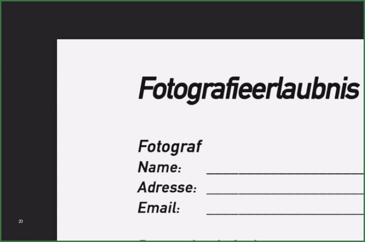 Fotografiererlaubnis Vorlage Großartig Fotografieerlaubnis Muster Kostenlos En