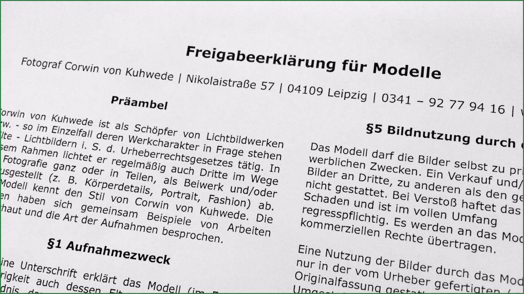 Fotografiererlaubnis Vorlage Großartig Model Release Vertrag Muster Pdf Dsgvo