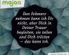 Gedenkkarten Vorlagen Süß Beileidsbekundungen Schönes Trauerbild "in Deiner Trauer"