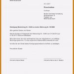 Handyvertrag Kündigung Vorlage Zum Drucken Gut 9 Anschreiben Wohnung Muster