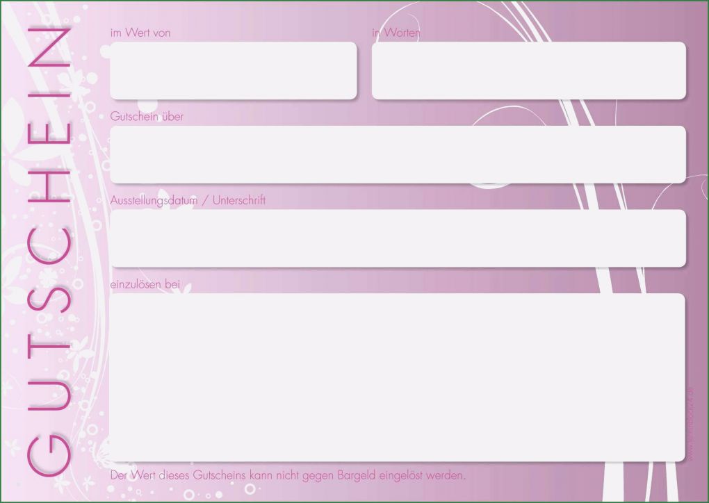Indesign Gutschein Vorlage Großartig 10 Vorlagen Gutscheine Zum Ausdrucken Gratis