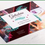 Indesign Gutschein Vorlage Schönste Designvorlagen Für Geschenkgutscheine Restaurant
