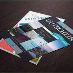 Indesign Wickelfalz Vorlage Süß Vorlagen Geschenk Gutschein Für Word Und Shop