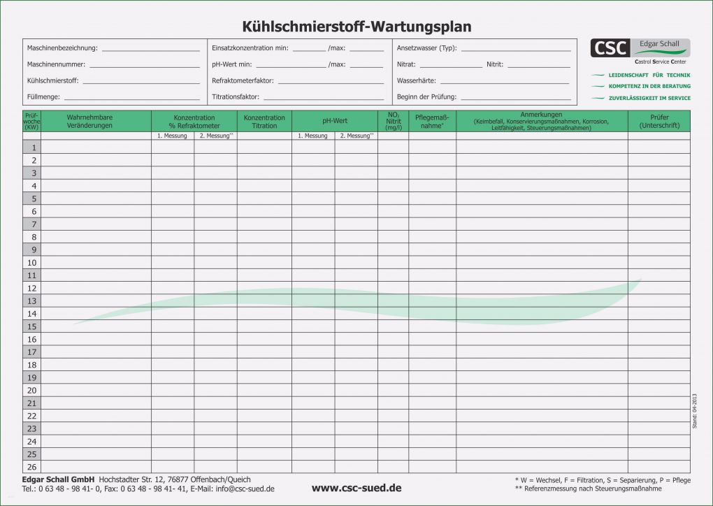 Kassenzählprotokoll Excel Vorlage Kostenlos Süß 15 Wartungsplan Vorlage Excel Kostenlos