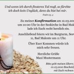 Konfirmation Einladungen Vorlagen Basteln Cool Einladungskarten Konfirmation Basteln Einladungen