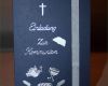 Konfirmation Einladungen Vorlagen Basteln Gut Konfirmations Einladungskarten Konfirmation Einladung