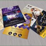 Konzert Flyer Vorlage Angenehm Flyer Vorlagen Für Musicals Discos Und Konzerte Zum Download