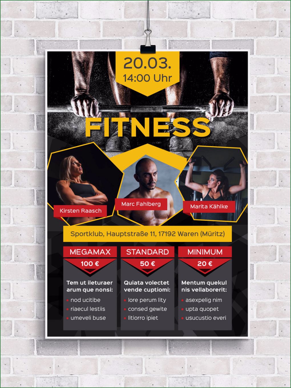 Konzert Flyer Vorlage Beste Flyer Vorlagen Für Fitness Sport Und Fitnessstudios Zum
