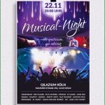 Konzert Flyer Vorlage Genial Flyer Vorlagen Für Konzerte Discos Und Musicals