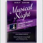Konzert Flyer Vorlage Schön Flyer Vorlagen Für Musicals Discos Und Konzerte