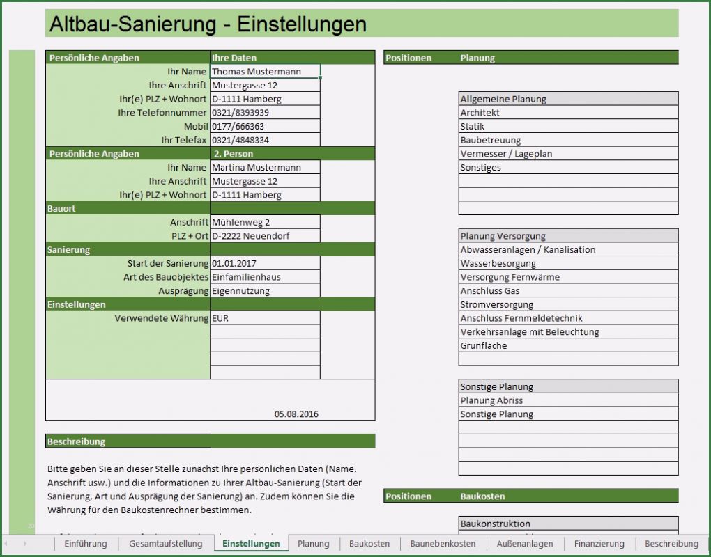 Kostenaufstellung Renovierung Bank Vorlage Süß 14 Vorlage Kostenaufstellung