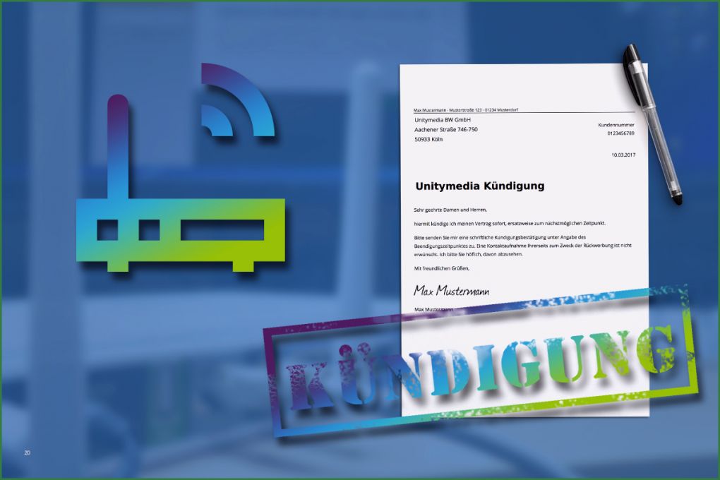 Kündigung Fonic Vorlage Hübsch Unitymedia Kündigen Muster Vorlage Zur Kündigung